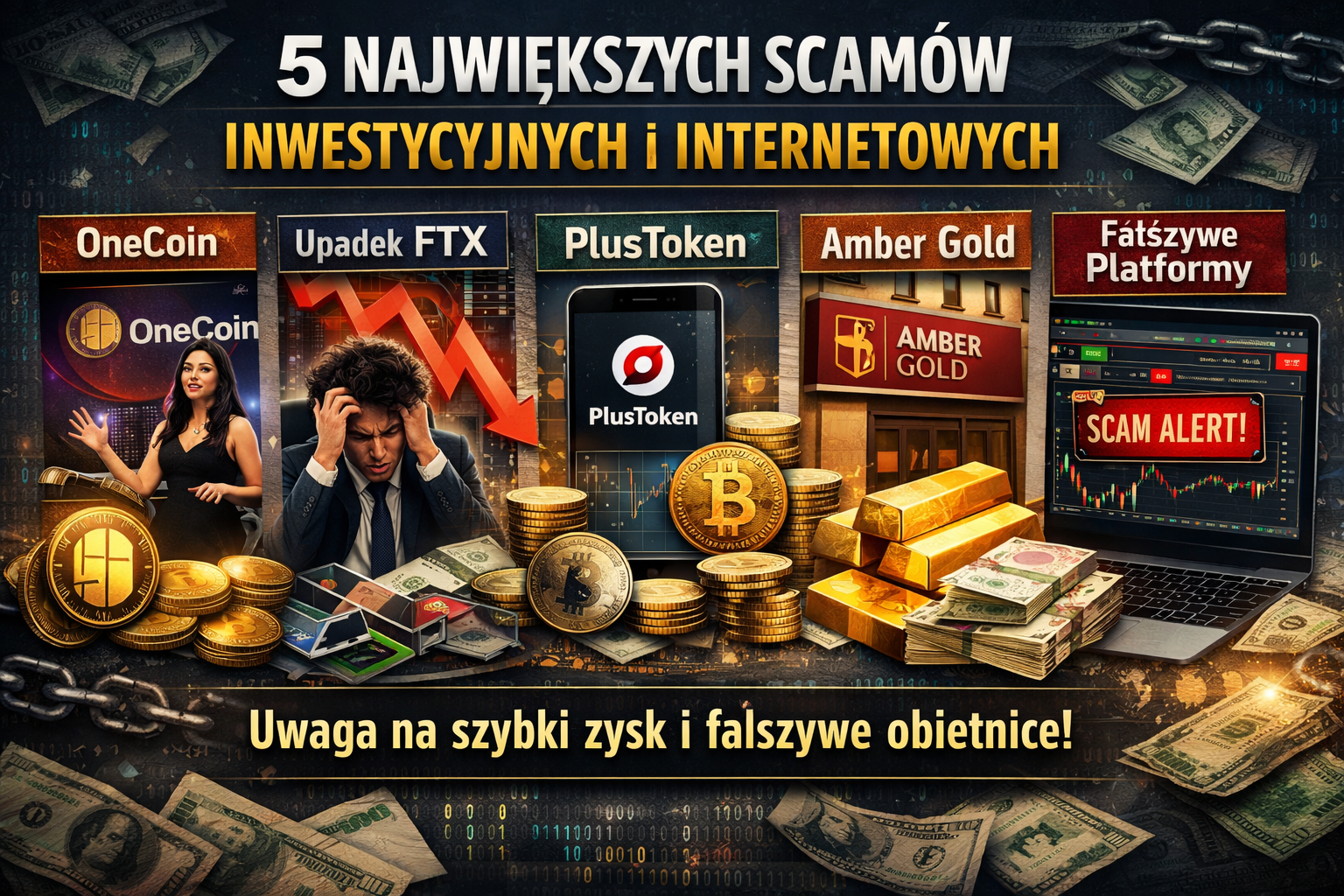 Największe scam’y inwestycyjne i internetowe. Jak naprawdę działają