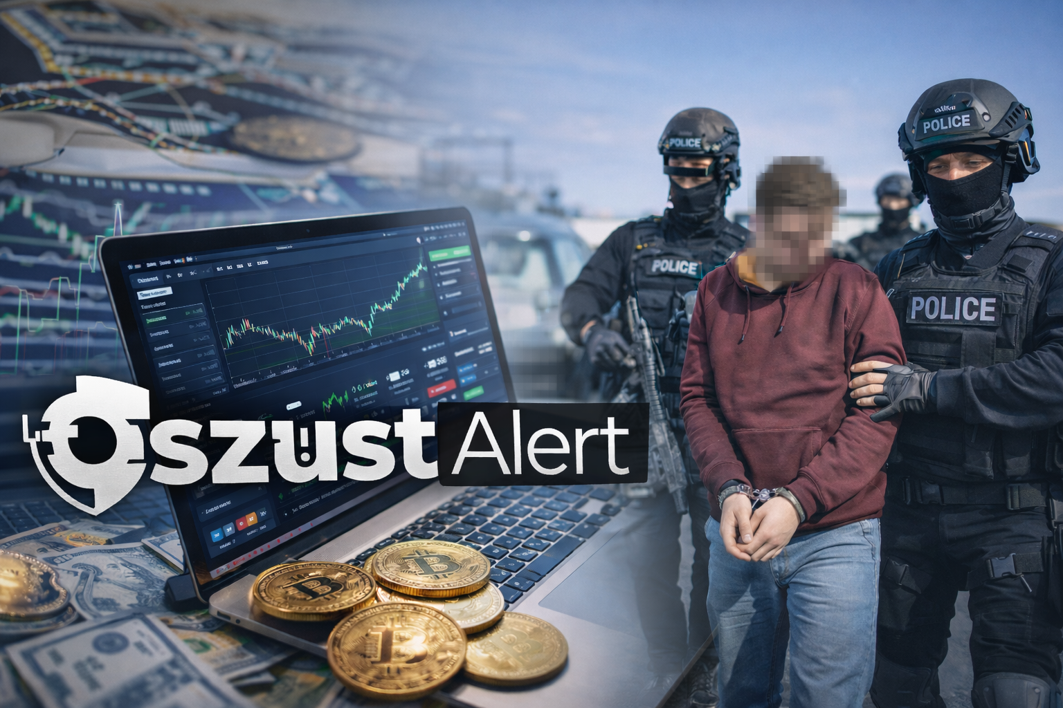 Międzynarodowa grupa wyłudzała miliony na fałszywe inwestycje w kryptowaluty – 11 zatrzymanych na Ukrainie