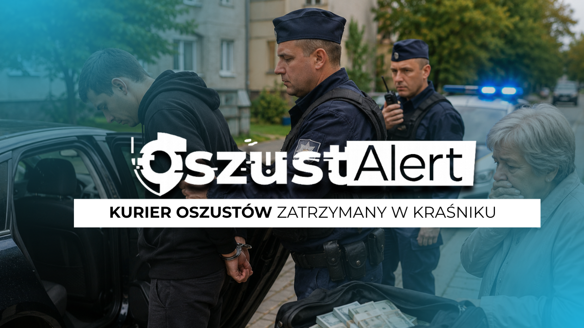 Zatrzymany przy odbiorze gotówki - oszustwo na fałszywą inwestycję 