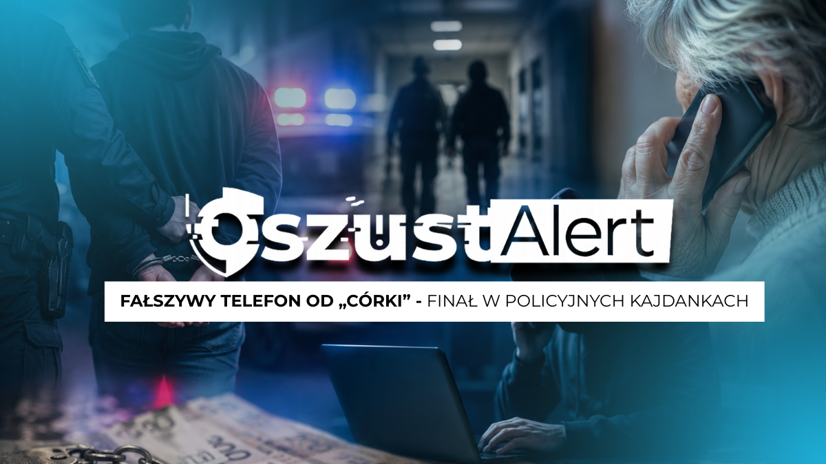 Fałszywy Telefon od „córki” - finał w policyjnych kajdankach